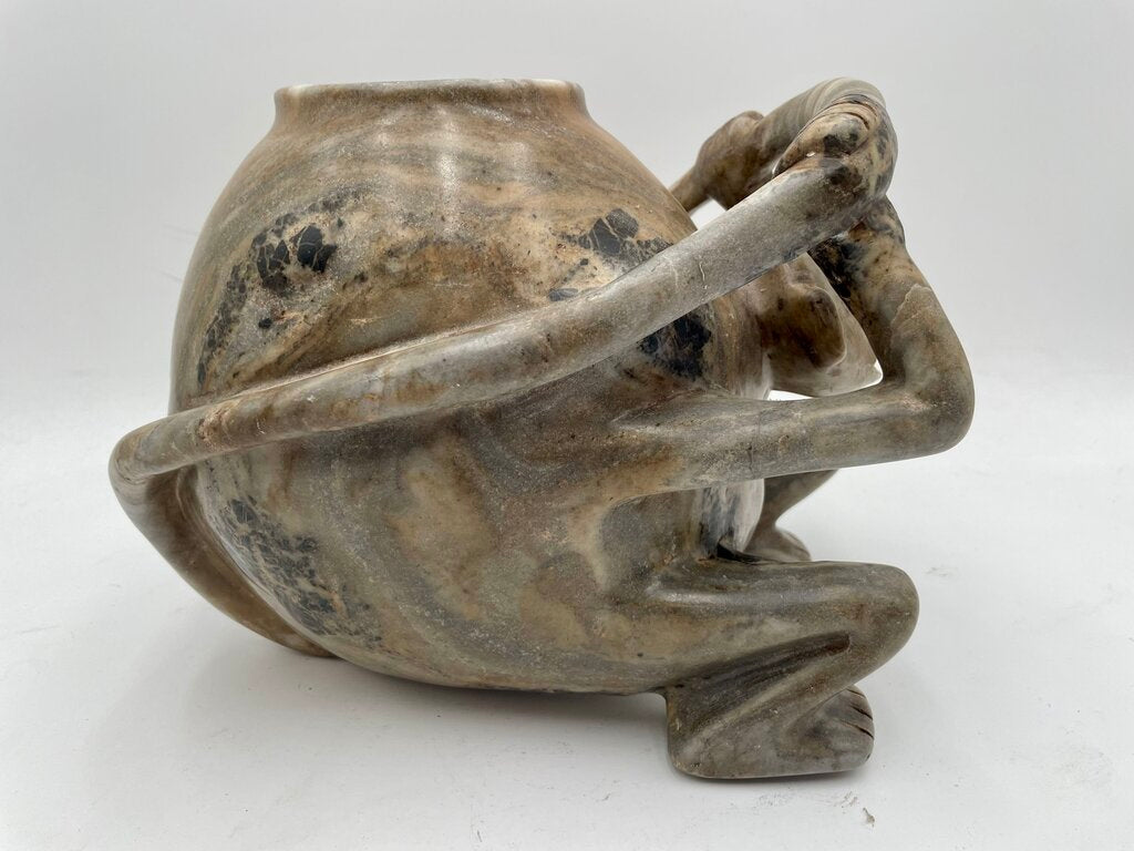 Pre-Columbian Chavin Peru Carved Stone Ceremonial Vessel