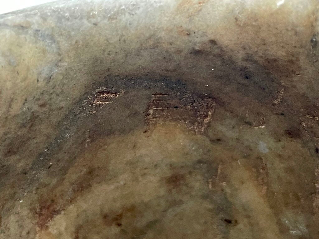 Pre-Columbian Chavin Peru Carved Stone Ceremonial Vessel