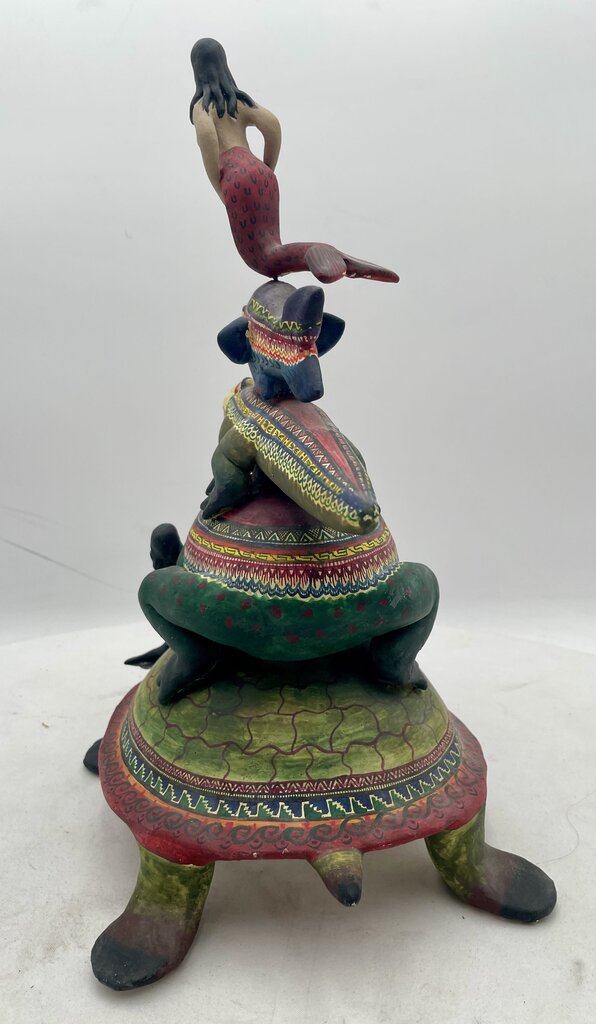 Alfonso Castillo Original Pottery Mermaids and Friends Signed Bottom 96'