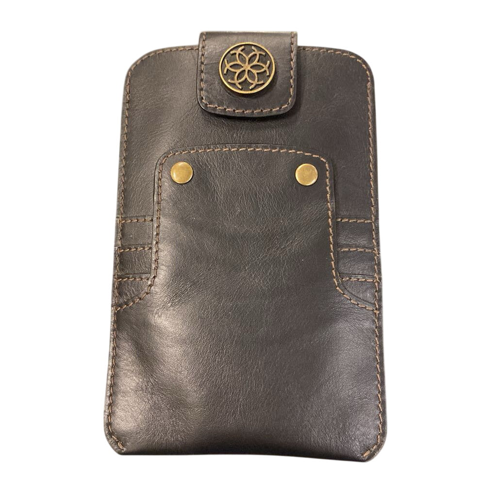 Urban Equestrian Austin Brown Leather Phone Wallet