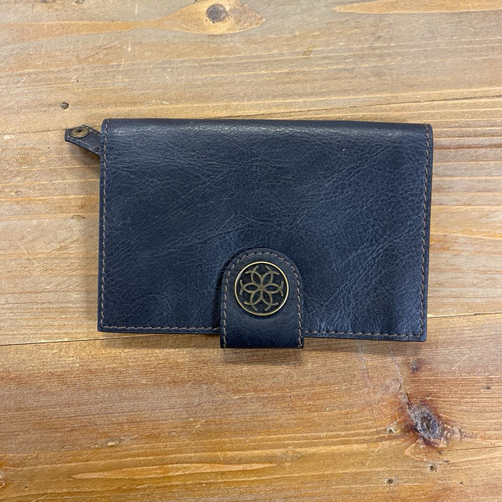 Urban Equestrian Creston Black Leather Wallet