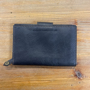 Urban Equestrian Creston Black Leather Wallet