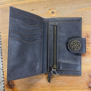 Urban Equestrian Creston Black Leather Wallet