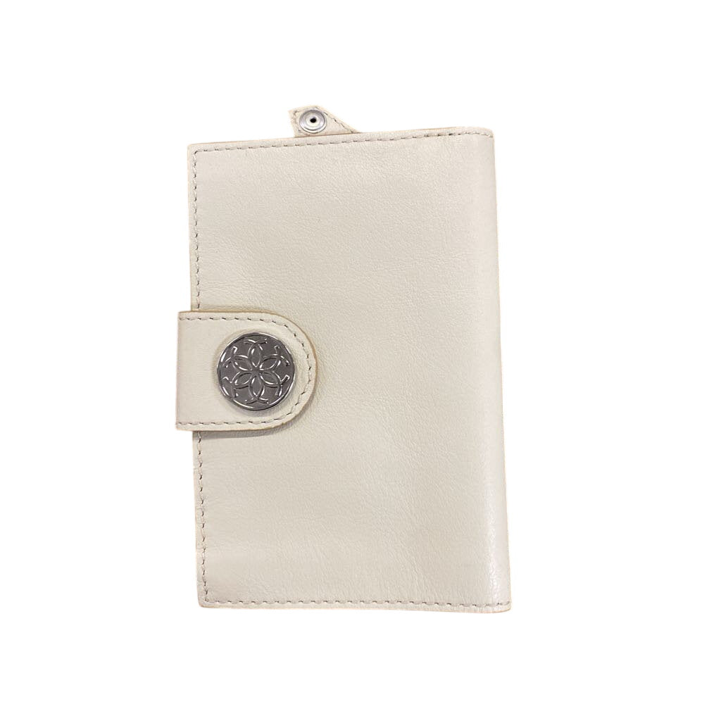 Urban Equestrian Creston White Leather Wallet