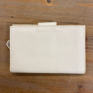 Urban Equestrian Creston White Leather Wallet