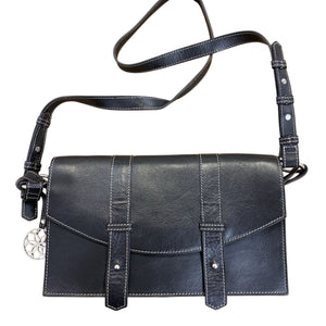 Urban Equestrian Equis Black Leather Crossbody