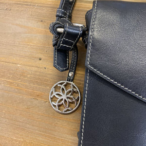 Urban Equestrian Equis Black Leather Crossbody