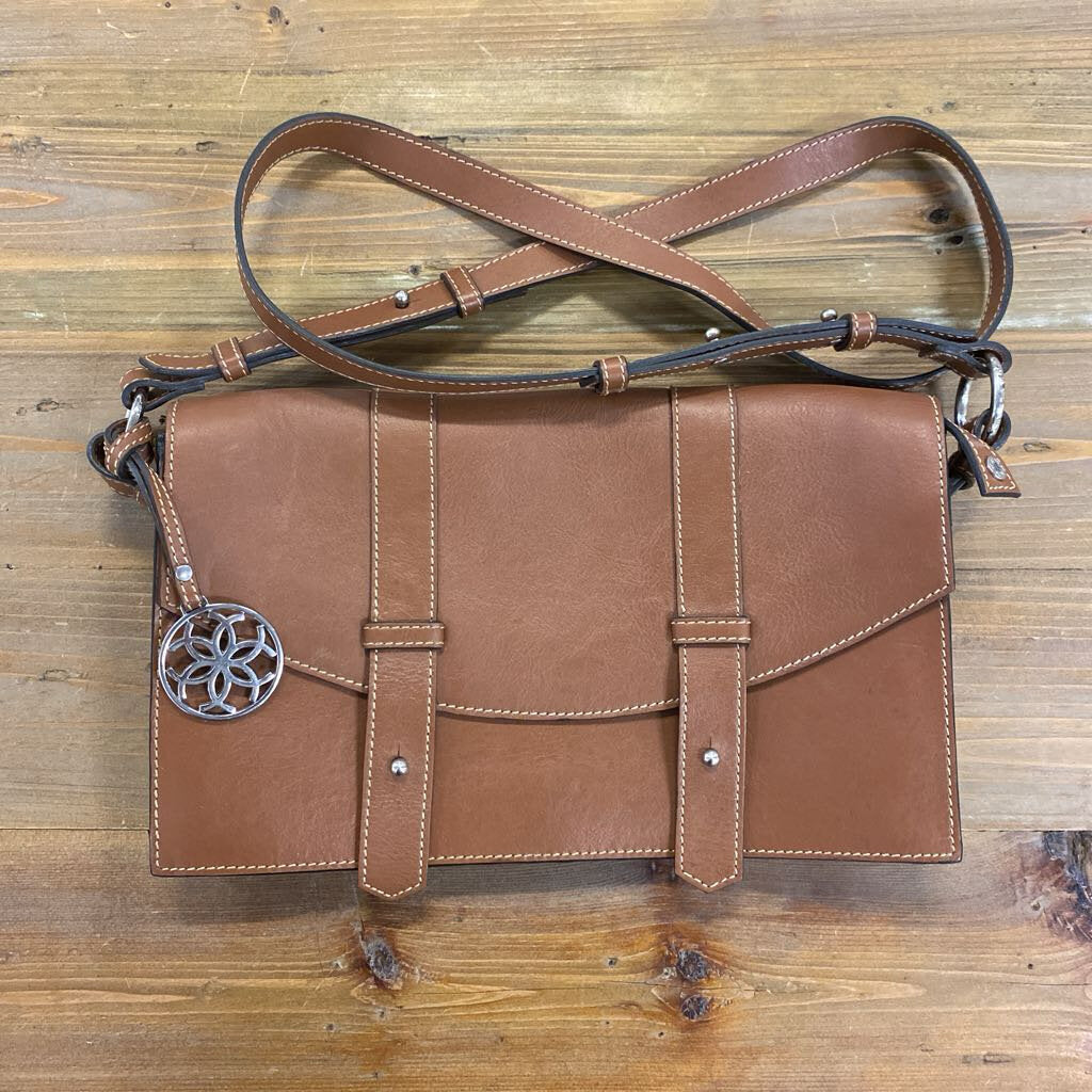 Urban Equestrian Equis Brown Leather Crossbody