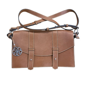 Urban Equestrian Equis Brown Leather Crossbody