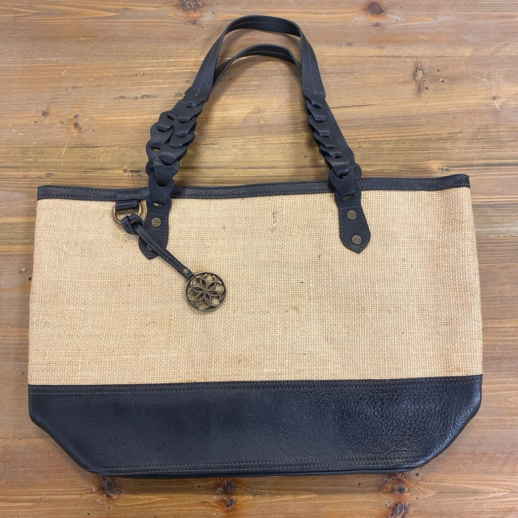 Urban Equestrian Large Jute Tote Bag