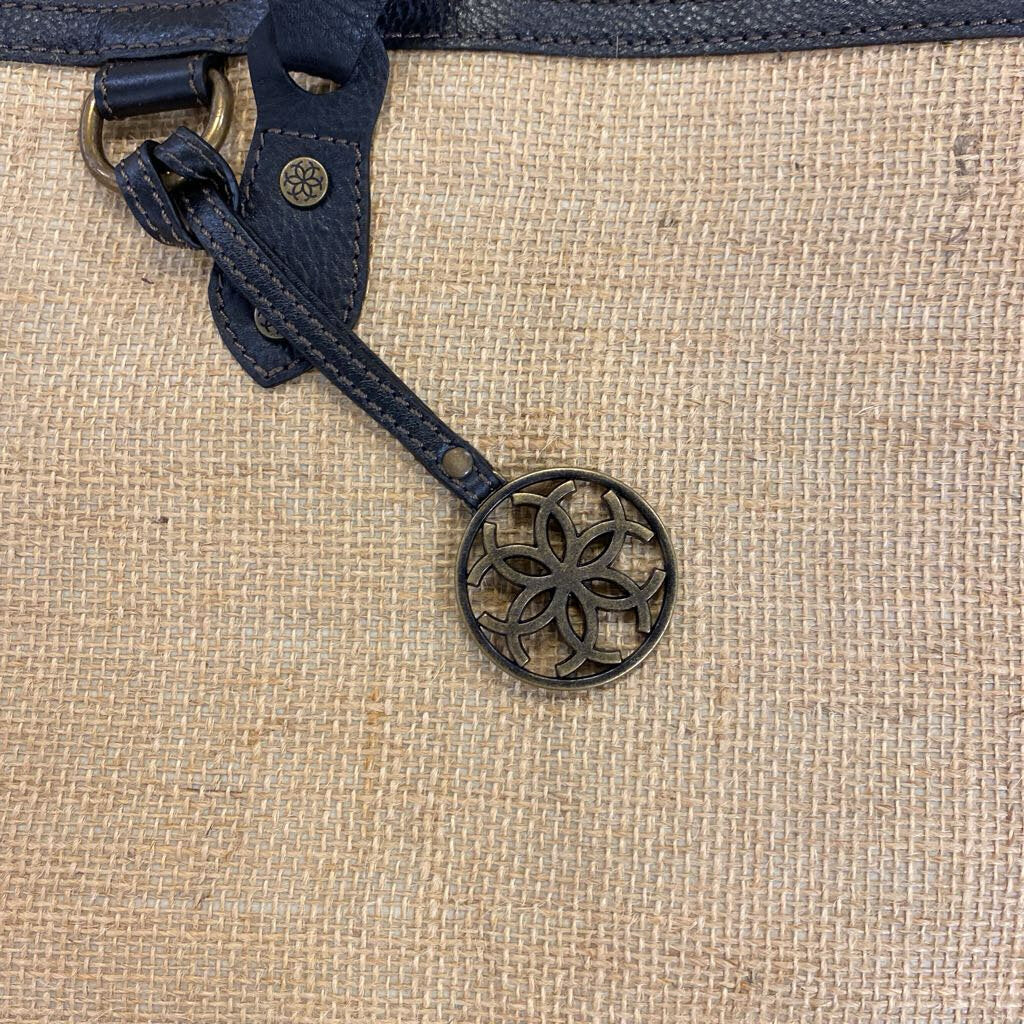Urban Equestrian Large Jute Tote Bag