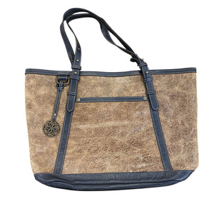 Urban Equestrian Large Jute Tote Bag by Miss Daisy's Consignment & Auction House