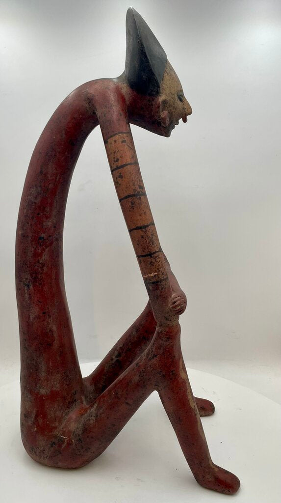 Vintage Replica Mexican Nayarit Seated Sculpture