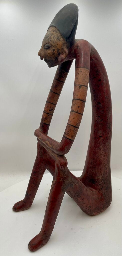 Vintage Replica Mexican Nayarit Seated Sculpture