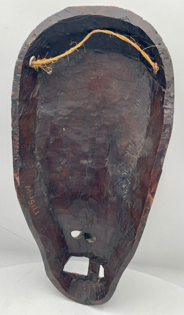 Central Africa Congo Angola Chokwe Mwana Pwo Carved Tribal Mask Signed Musili