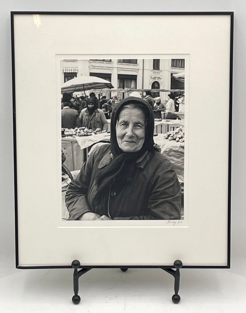 B&W Portrait Winter Woman by Trudy 1980