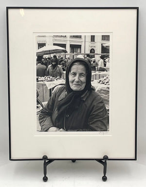B&W Portrait Winter Woman by Trudy 1980