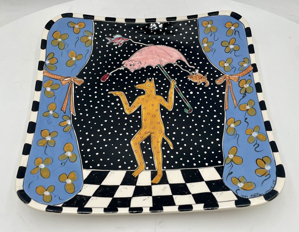 Tom Hatton "Tomas Dog Singing in the Rain" Signed Numbered Series 2/25 1984
