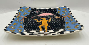 Tom Hatton "Tomas Dog Singing in the Rain" Signed Numbered Series 2/25 1984