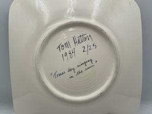 Tom Hatton "Tomas Dog Singing in the Rain" Signed Numbered Series 2/25 1984