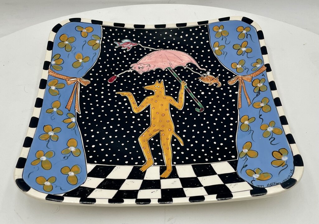 Tom Hatton "Tomas Dog Singing in the Rain" Signed Numbered Series 2/25 1984