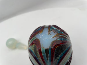 R. Paoletti Style Murano Blown Glass Art Lidded Perfume Bottle