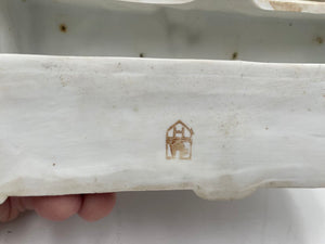 Antique Hertwig & Co. Hand Painted Bisque Porcelain Figurine 4 Friends (Minor Chips)