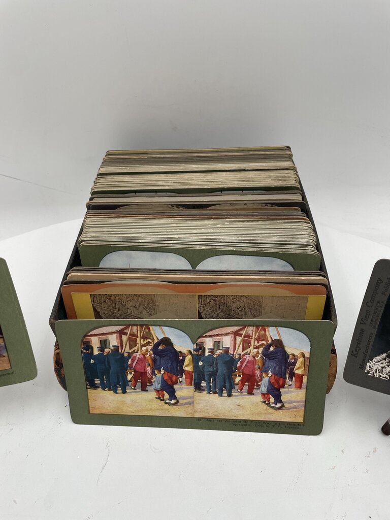 Early 20th C. Keystone Stereoscope Viewer Cards (147 Pcs)