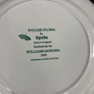 Spode English Floral Clematis 9" Luncheon Plate $10 Each