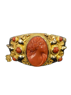 Coral Bracelet 18k Yellow Gold by Miss Daisy's Consignment & Auction House