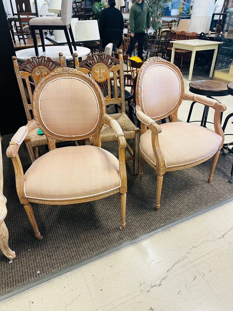 French Carved Armchairs (pair)