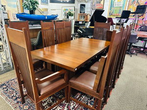Frank Lloyd Copeland Dining Set (Table, 2 leavs, 10 chairs)