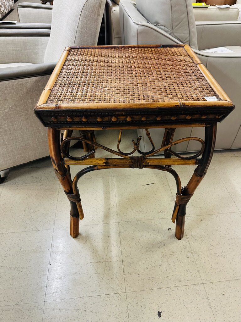 Bamboo Side Table 20.5x20.5x26.5