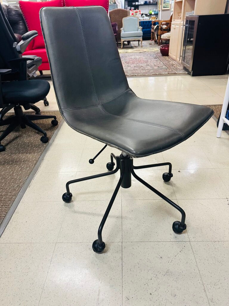 West Elm Slope Leather Office Chair MSRP $350