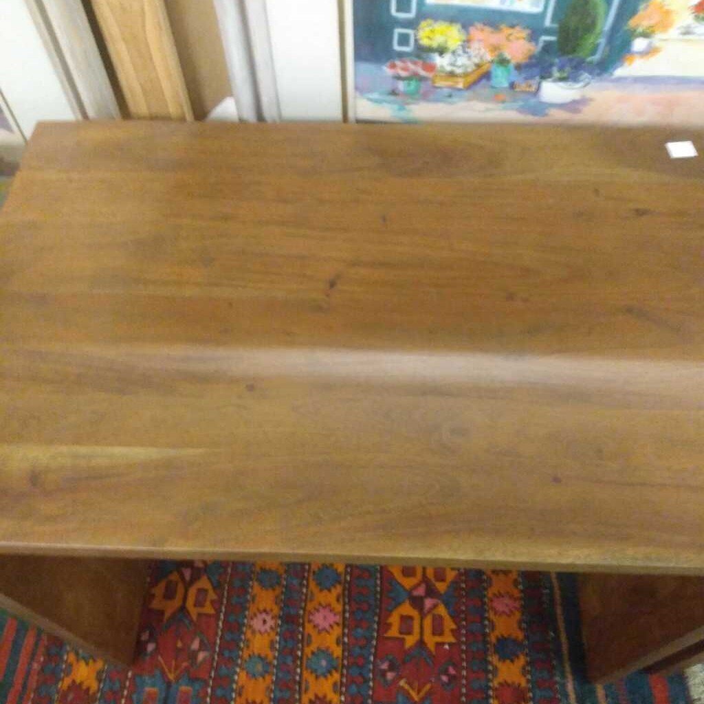 Acacia Wood Console Table 22.5x35x30