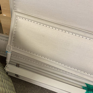 Restoration Hardware Teen Maelin Gray Upholstered Bed Frame