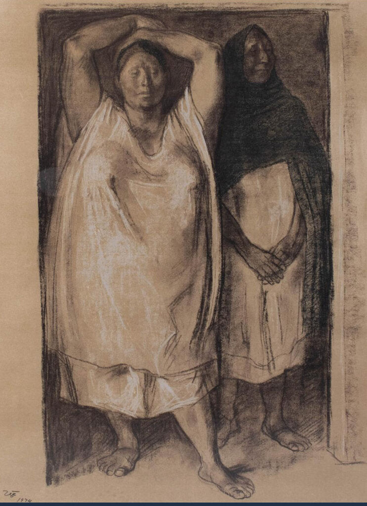 Francisco Zuniga "El Umbral" Lithograph