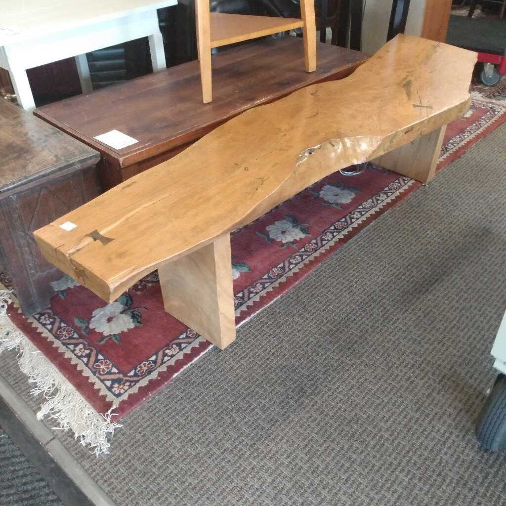 Live Edge Bench 75"