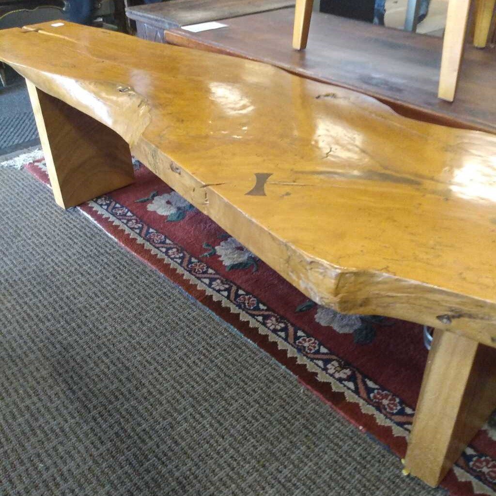 Live Edge Bench 75"