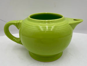 Fiesta Homer Laughlin Chartreuse Tea Pot (No Lid)