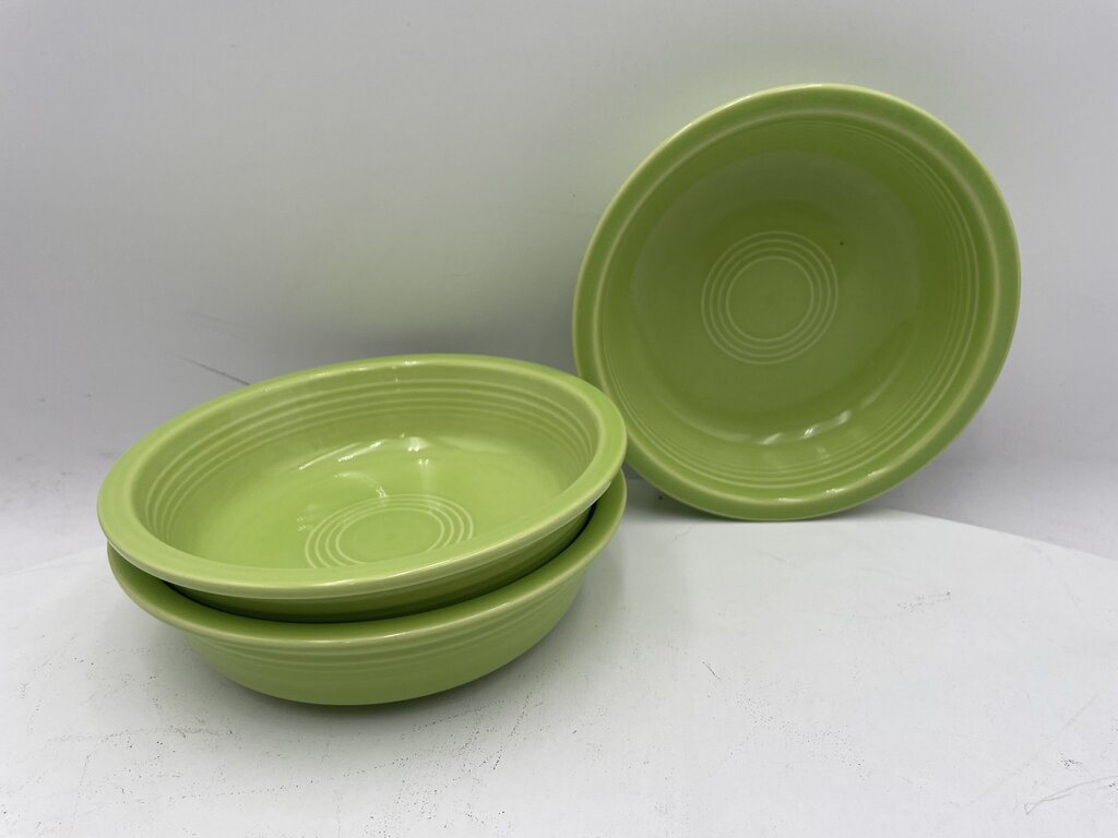 Fiesta Homer Laughlin Chartreuse Cereal Bowl 7"