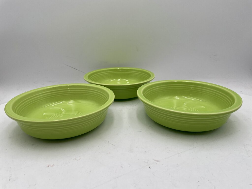 Fiesta Homer Laughlin Chartreuse Cereal Bowl 7"