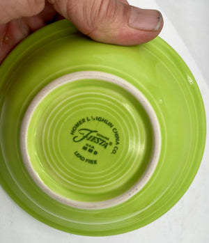 Fiesta Homer Laughlin Chartreuse Fruit/Dessert Sauce Bowl 5.3"
