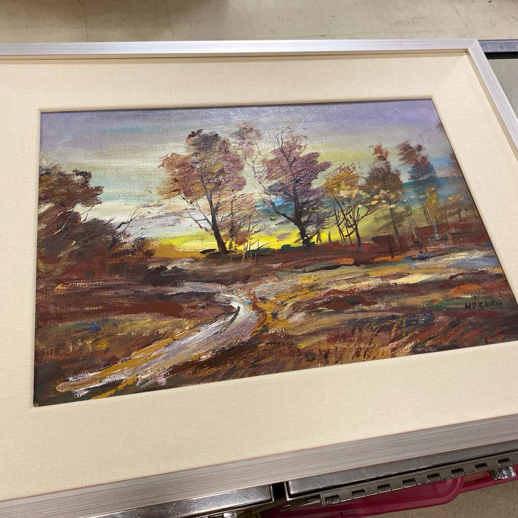 Svetla Haskova Czech Landscape Oil Painting Signed