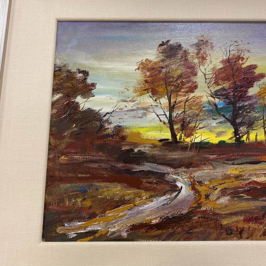 Svetla Haskova Czech Landscape Oil Painting Signed