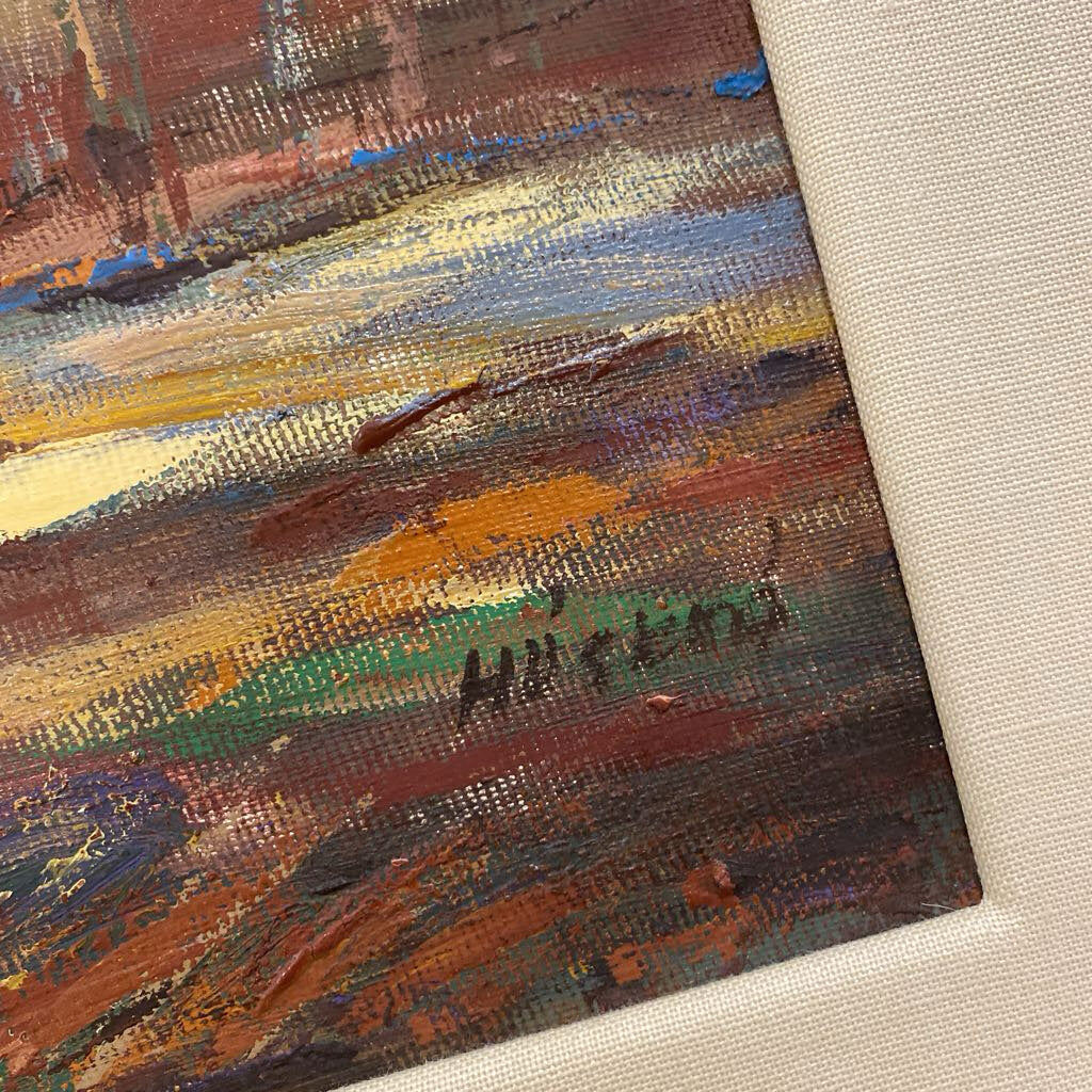 Svetla Haskova Czech Landscape Oil Painting Signed