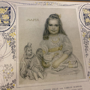 Carlos Schwab Le "Chic" Des Enfants Framed Art Print