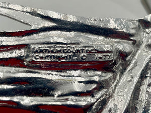 Arthur Court Designs Aluminum Palm Frond 1977 17"