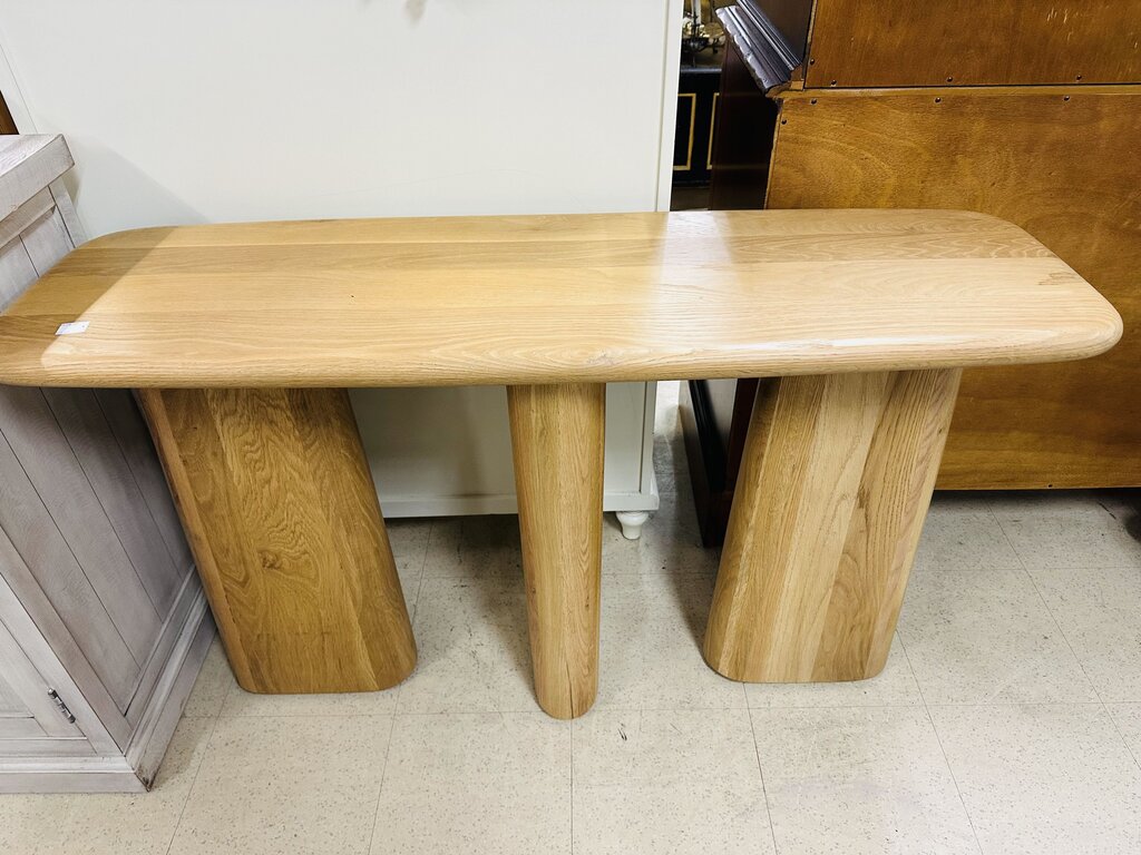 Lulu and Georgia Oak Console Table MSRP $1099 (52x17x30)
