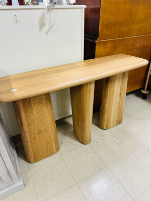 Lulu and Georgia Oak Console Table MSRP $1099 (52x17x30)